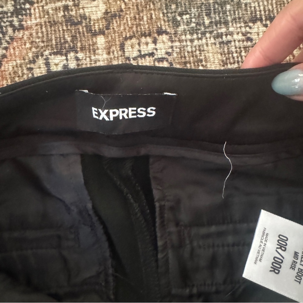 Express Columnist Barely Boot Slacks 00r - image 3